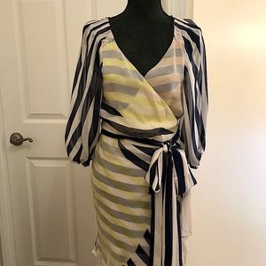 DVF silk wrap dress